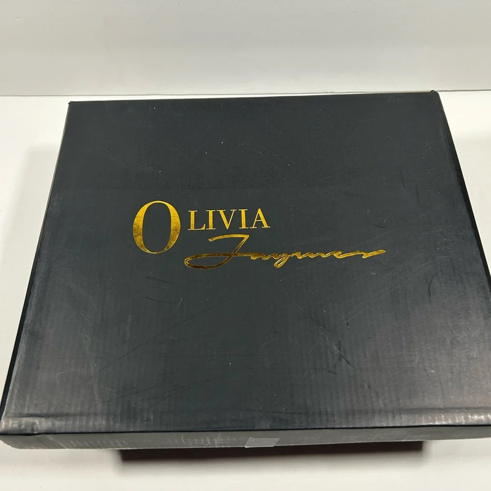 NIB!Olivia Jorgensen "Murray" 7 Buckles - Back Zipper - Pee a Boo Toe - Size 9 - Picture 14 of 14